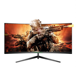 TITAN ARMY 泰坦军团 C30SK PLUS 29.5英寸 21:9曲面屏 120Hz 电竞游戏家用液晶屏显示器 带鱼屏