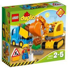 限地区：LEGO 乐高 得宝系列 10812 卡车和挖掘车套装 +凑单品