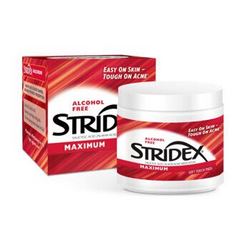 美国进口 Stridex水杨酸棉片 加强型 55片/盒 深层清洁去痘去黑头+凑单品