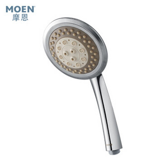 摩恩（MOEN）多功能淋浴花洒喷头 125mm耐高温超大面板 5功能ABS节水手持花洒146320
