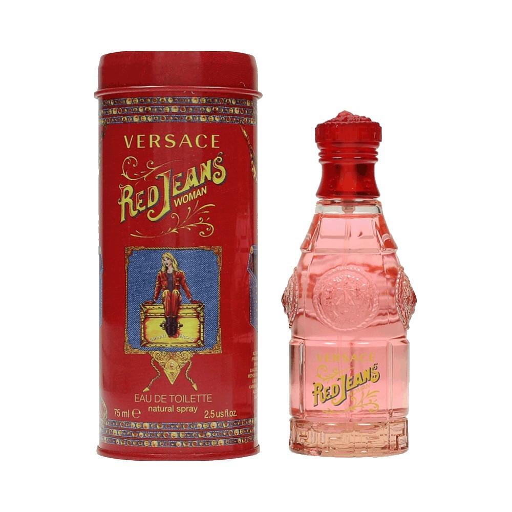 versace范思哲红色牛仔女士淡香水75ml