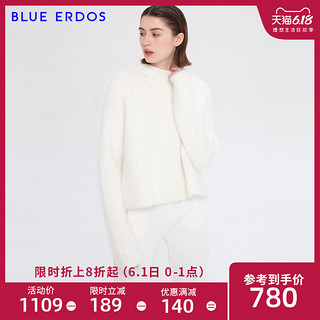 BLUE ERDOS女装 半高领通勤百搭女针织衫