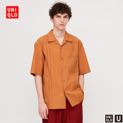 优衣库 男装 古巴领衬衫(短袖) 426176 优衣库UNIQLO