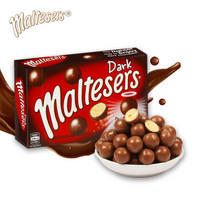 澳大利亚进口 麦提莎 Maltesers 脆心牛奶巧克力 黑巧口味 盒装90g 随身零食便携装儿童节礼物糖果巧克力