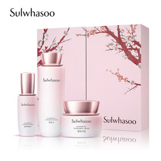 雪花秀 （Sulwhasoo）雪御明星护肤礼盒（精粹水150ml+精华露30ml+面霜30ml）套装礼盒  补水保湿