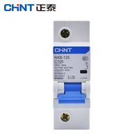 正泰(CHNT)NXB-125-1P-100A 空气开关 过载空开小型断路器 DZ47升级款 1P 100A