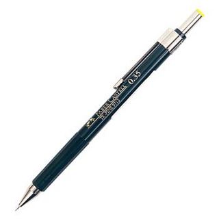 德国辉柏嘉（Faber-castell）TK-Fine自动铅笔0.35mm绘图手绘绘画带橡皮活动铅笔学生用品美术用品136300 *5件