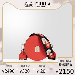 FURLA 芙拉 SLEEK 圆形包牛皮包