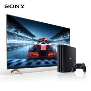 索尼（SONY）65英寸 KD-65X9100H 4K超高清液晶智能电视+PS4 Pro 1TB PlayStation国行游戏主机套装 HDMI2.1