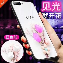 苹果6splus手机壳潮女iPhone6潮牌7开花玻璃8p个性创意i6网红新款软硅胶SE2020磨砂六7plus保护套全包女款6s