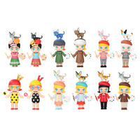 POP MART 泡泡玛特 Molly 艺术大亨系列 盲盒 单盒