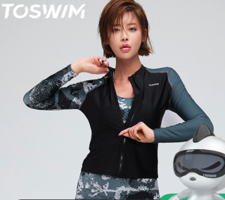 TOSWIM 拓胜 TS01120799003 女士分体冲浪服  三件套