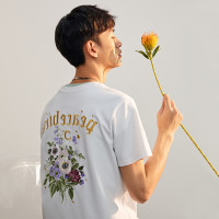 太平鸟 PEACEBIRD MEN 太平鸟 BWDAA1126 男士刺绣T恤