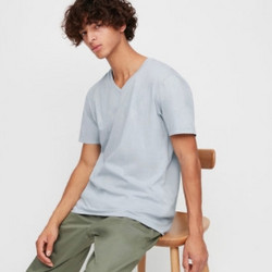 UNIQLO 优衣库 SUPIMA COTTON 422989 V领短袖T恤