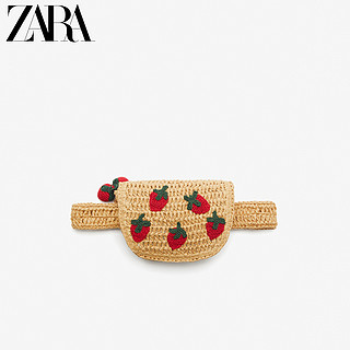 ZARA 新款 童包女童 春夏新品 草莓图案腰包 11117530002