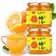 京东PLUS会员：琼皇 蜂蜜柚子茶  500g*2瓶