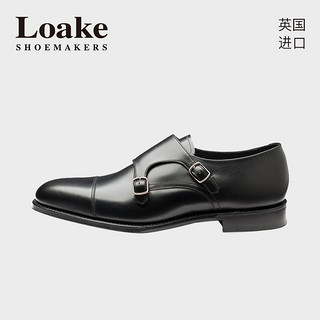 Loake官方授权英国进口固特异手工皮鞋男士孟克鞋 1880 Cannon