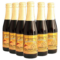 比利时进口 精酿啤酒 Lindemans 林德曼桃子啤酒250ml*6瓶 *2件