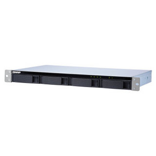 威联通（QNAP）TL-R400S 四盘位机架式多通道SATA 6Gb/s网络存储服务器扩充设备（无内置硬盘）