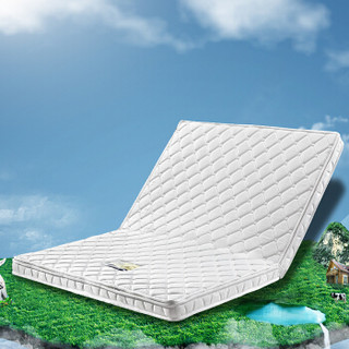 家乐美梦宝 椰棕床垫 硬3D椰棕榈榻榻米 单 双人学生宿舍可定制尺寸 可折叠 席梦思EZ009 白色0.9*2.0*0.08米