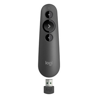 罗技 （Logitech） R500 激光笔 翻页笔 无线蓝牙双连 Mac iOS兼容 黑色