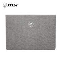 微星（MSI）设计师原装15.3英寸轻薄笔记本电脑内胆包 灰色