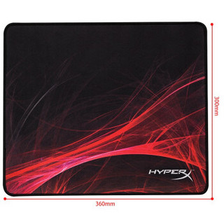 金士顿（Kingston）HyperX 电竞鼠标垫游戏垫防滑桌垫 复仇之焰M(360*300*3mm)