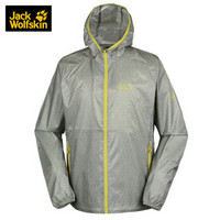 Jack Wolfskin 狼爪男款春夏款户外防风衣防泼水皮肤衣5008361 5008361-5033/橄榄绿亚码 S