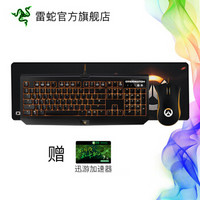 雷蛇（RAZER） 守望先锋Overwatch游戏套装机械键盘耳机吃鸡绝地求生（蝰蛇黑寡妇鼠标） 蝰蛇幻彩版套装-三件套