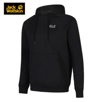 Jack Wolfskin/狼爪男女同款2020春季新款户外运动休闲弹力情侣连帽卫衣5719092 5719092-6000/黑色/连帽 M