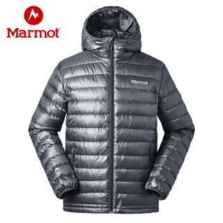 marmot/土拨鼠2019户外运动秋冬男式拒水轻薄外套700蓬羽绒服 蓝色3855 XL 欧码偏大