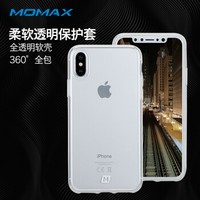 摩米士（MOMAX） iPhoneX/10手机壳保护套苹果X/10柔软保护套防摔全包保护壳 透明白