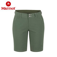 marmot/土拨鼠19年新款舒适女式耐磨速干运动短裤 鳄鱼绿 6