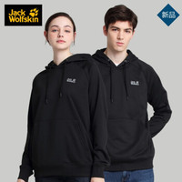 Jack Wolfskin/狼爪男女同款2020春季新款户外运动情侣连帽卫衣5719092 5719092-6000/黑色/连帽 L