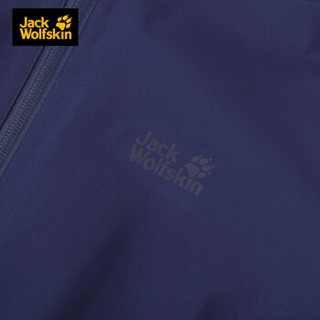 Jack Wolfskin/狼爪女士春季新品户外防风防水透气轻便可打包中长款冲锋衣外套1112271 1112271-1091/绸蓝色 S 165/88A