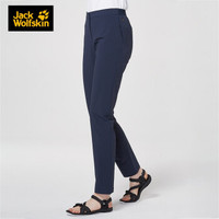 Jack Wolfskin/狼爪女裤2019秋冬新款户外吸湿透气可打包干爽运动冲锋裤1505651 1505651-1010/宝蓝色 L