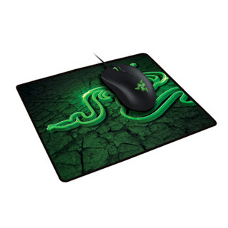 雷蛇（RAZER）重装甲虫布面锁边游戏鼠标垫 控制版-裂变 大号 444x355