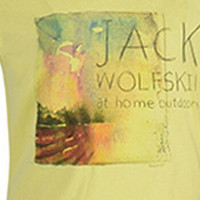 Jack Wolfskin/狼爪女装 年春夏新款户外休闲圆领短袖T恤1804381 1803721-3073/柠檬黄欧码 XS  160/84A