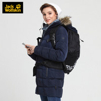 Jack Wolfskin/狼爪女装秋冬新品户外中长款防风保暖羽绒服1203332 1203332-1910/子夜蓝 XS 160/84A