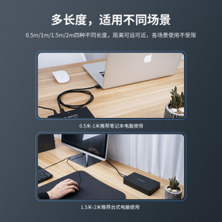 奥睿科（ORICO）USB-B接口USB3.0数据线硬盘连接线打印机硬盘柜传真机转接线方形接口 黑色-PVC 2米