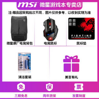 微星（MSI）绝影GS66 超薄游戏笔记本 P65超薄设计师笔记本电脑窄边框 GS65/i7-9750/RTX2060/144 8G内存 256G固态 升级版