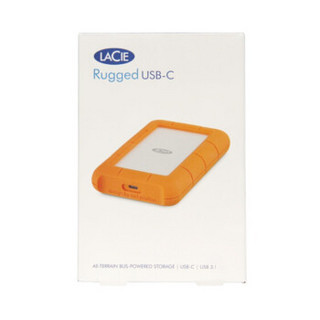 LaCie 移动硬盘 1t2t4t5t 雷电/USB3.0/3.1 typeC Rugged便携三防 USB3.1+三合一数据线 2TB