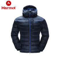 marmot/土拨鼠户外800蓬拒水鹅绒防风男羽绒服 深海军蓝2975 M 欧码偏大