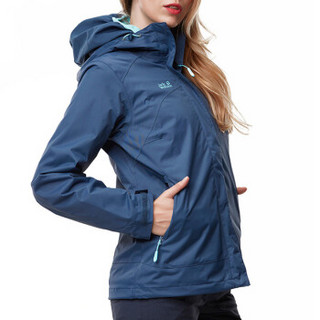 JACK WOLFSKIN/狼爪女装秋款户外三合一冲锋衣保暖夹克5007941 DB 5007941-1165/星空蓝 XS