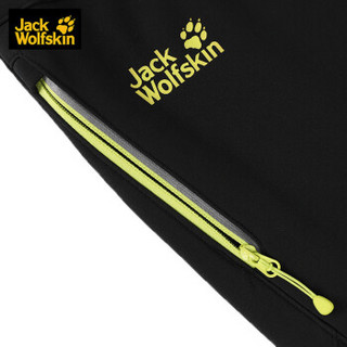 Jack Wolfskin狼爪女款秋冬户外运动裤软壳长裤5007641/5007661 5007661-6000/黑色亚码 L