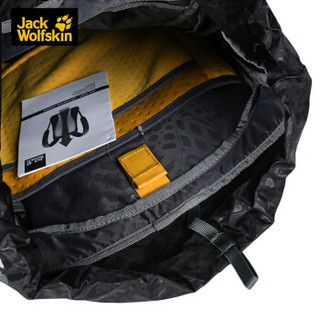 Jack Wolfskin狼爪中性背包春款户外旅游登山34L双肩背包2004941 DB 2004941-6000/黑色 FREE