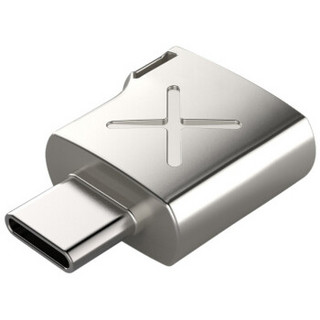 雷克沙（Lexar）S45 U盘 高速USB3.0 加密 迷你闪存盘车载U盘 64G+Type-C转接头