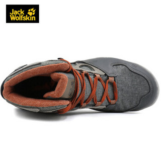 Jack Wolfskin/狼爪男款秋冬款户外耐磨防水休闲登山鞋4020601 DB 4020601-6615/青灰色 44.5/10