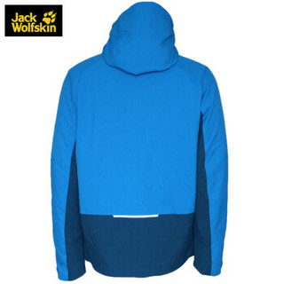 Jack Wolfskin/狼爪男装秋冬户外夹棉保暖运动防风防水冲锋衣滑雪服1109751 1109751-1062/电光蓝 S