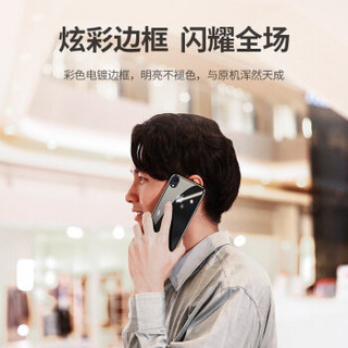 绿联xr手机壳适用苹果iPhoneXR手机壳透明全包边电镀保护壳情侣男女通用防摔软壳新款套 【苹果XR款】亮红色-轻薄如触原机 电镀不发黄